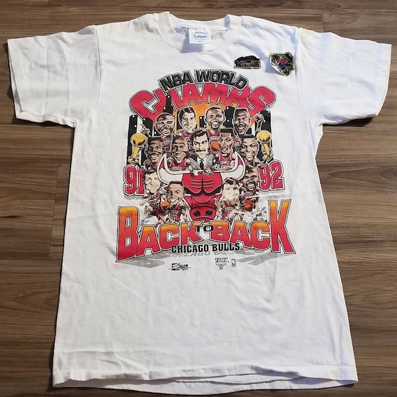 Salem Vintage Chicago Bulls Team Caricature T-Shirt