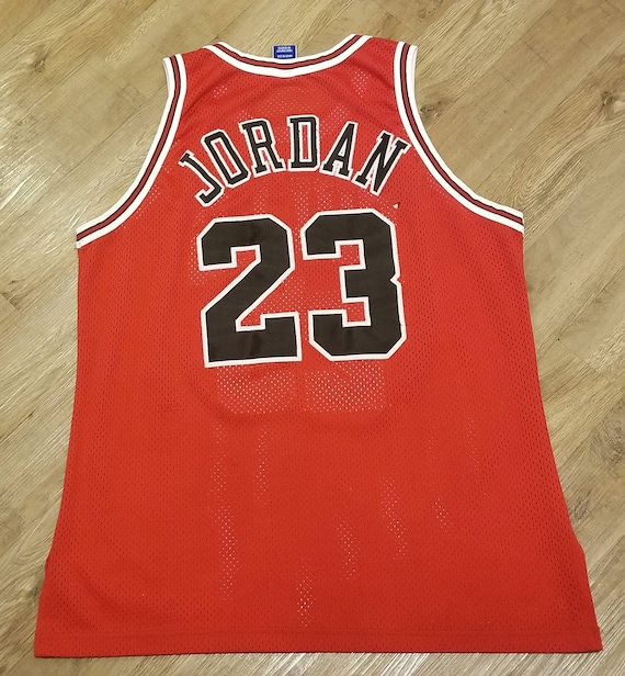 1990-1996 Michael Jordan Chicago Bulls Champion Jersey Size 48 - Etsy