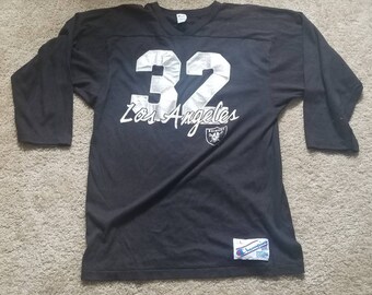 Vintage 90s Los Angeles Raiders Real Men Wear Black Distressed