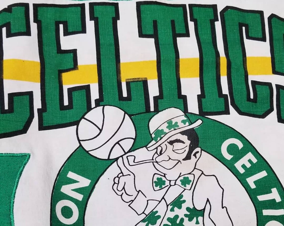 90s Vintage boston celtics sweater90s celtics crewneckboston | Etsy