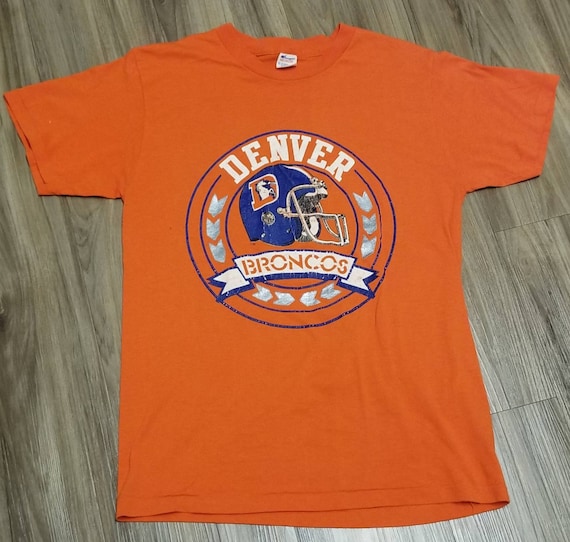 80s Denver Broncos shirt, john Elway, vintage denv