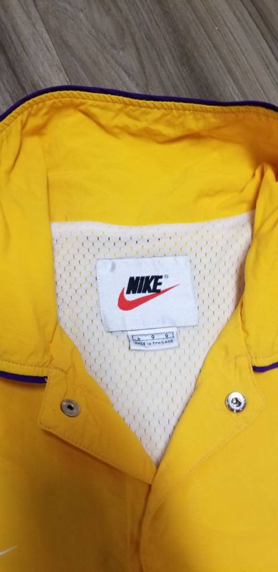 1997-1998 Authentic nike Los Angeles Lakers warm u