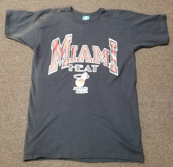 80s Medium Miami Heat Shirt, 80s Heat Shirt,vintage Heat Shirt