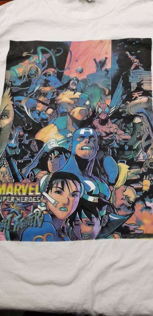 New Xl Original 1997 Marvel Superheros Vs Street Fighter Shirt,90s Marvel Comic Shirt, 90s Street Fighter Shirt, 90s Video Game Shirt,capcom - Etsy New Xl Original 1997 Marvel Superheros Vs Street Fighter Shirt,90s Marvel Comic Shirt, 90s Street Fighter Shirt, 90s Video Game Shirt,capcom - Etsy