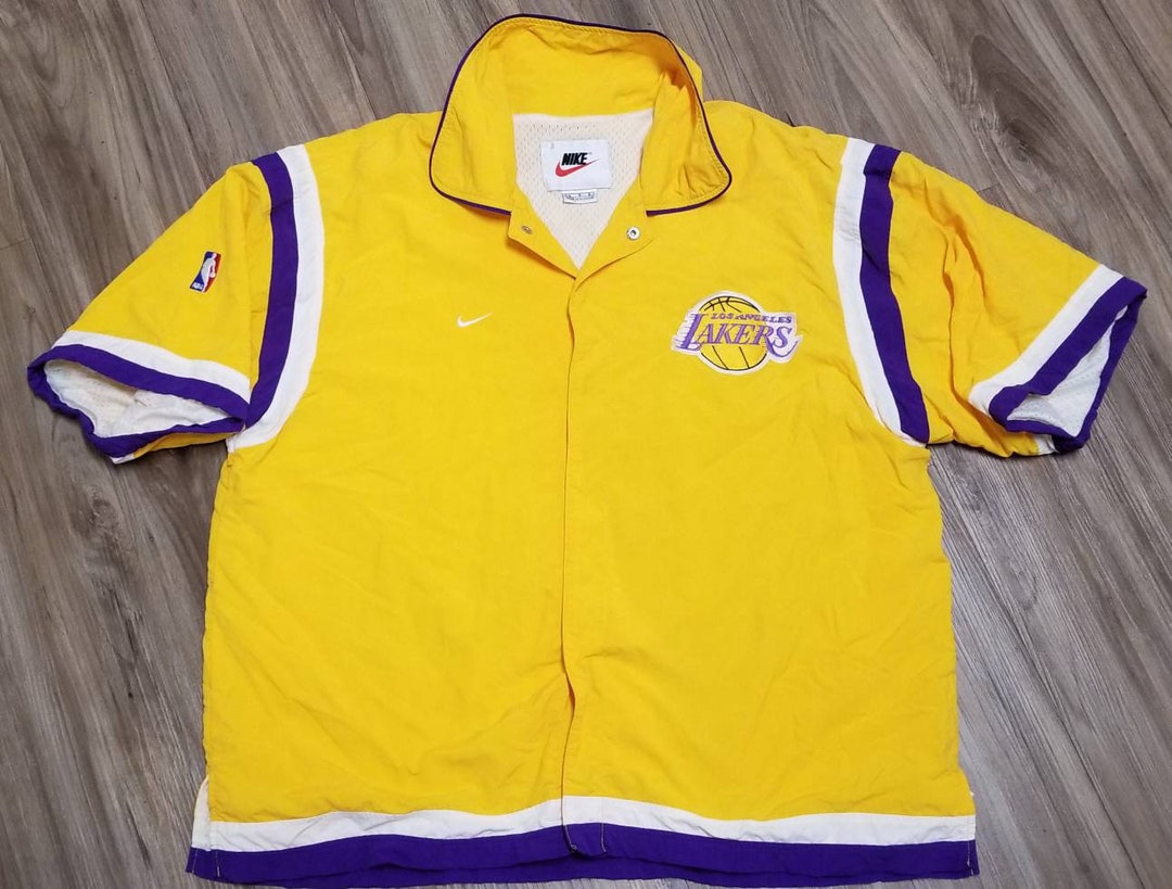 1997-1998 Authentic Nike Los Angeles Lakers Warm Up,authentic