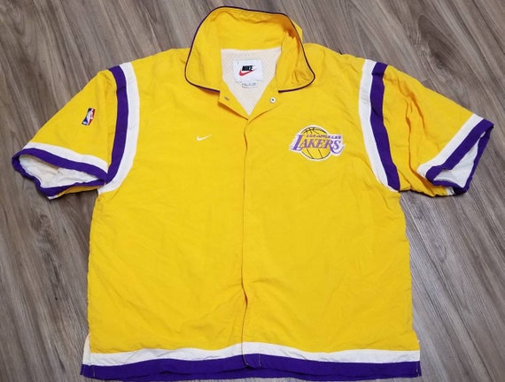 1997-1998 Authentic Nike Los Angeles Lakers Warm Upauthentic - Etsy