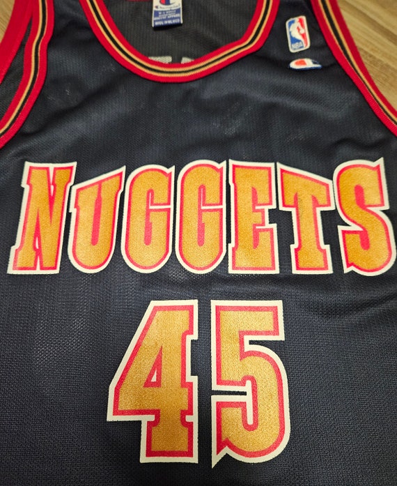 1998-1999 Size 48 Denver Nuggets Champion Jersey,90s Champion