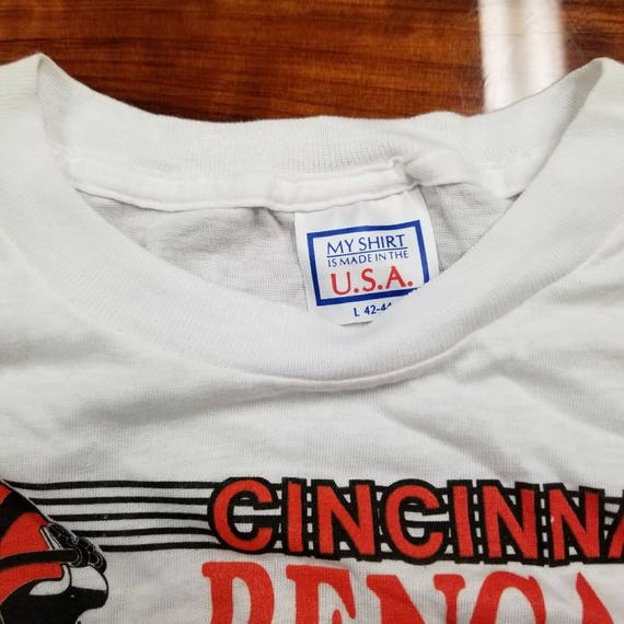 1988 bengals superbowl 23 shirt,80s bengals shirt… - image 4