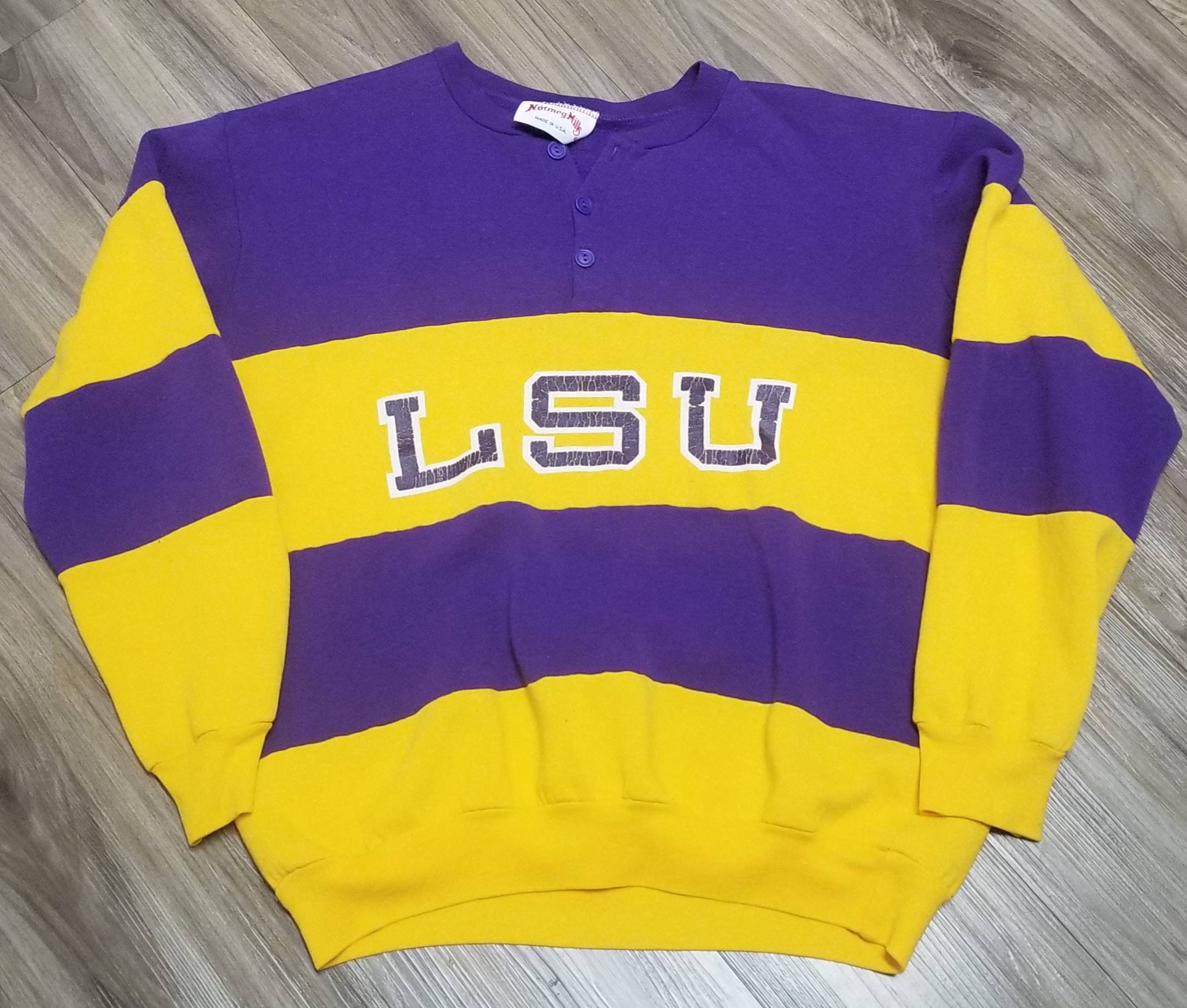 Vintagety Retro Louisiana State Long Sleeve T-Shirt