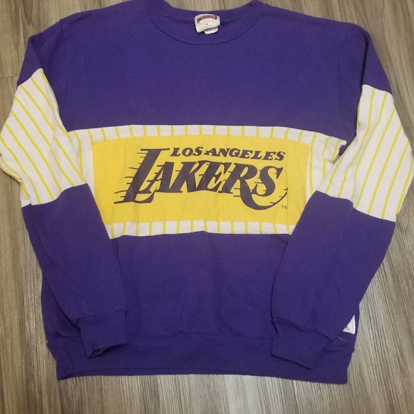 18x25, 90s Small LA Lakers sweatshirt, LA lakers crewneck los angeles lakers sweatshirt, vintage lakers sweatshirt, 90s lakers sweatshirt,