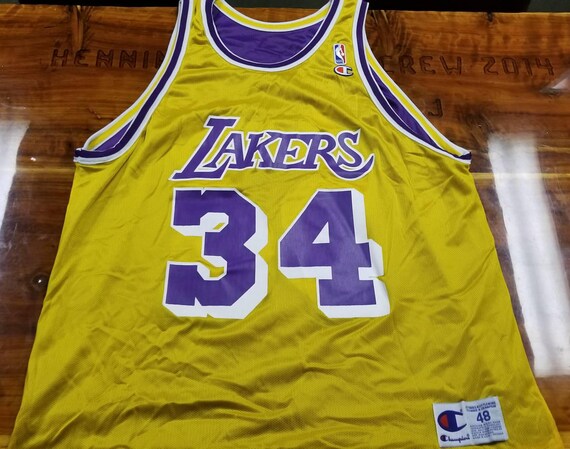 shaq lakers jersey