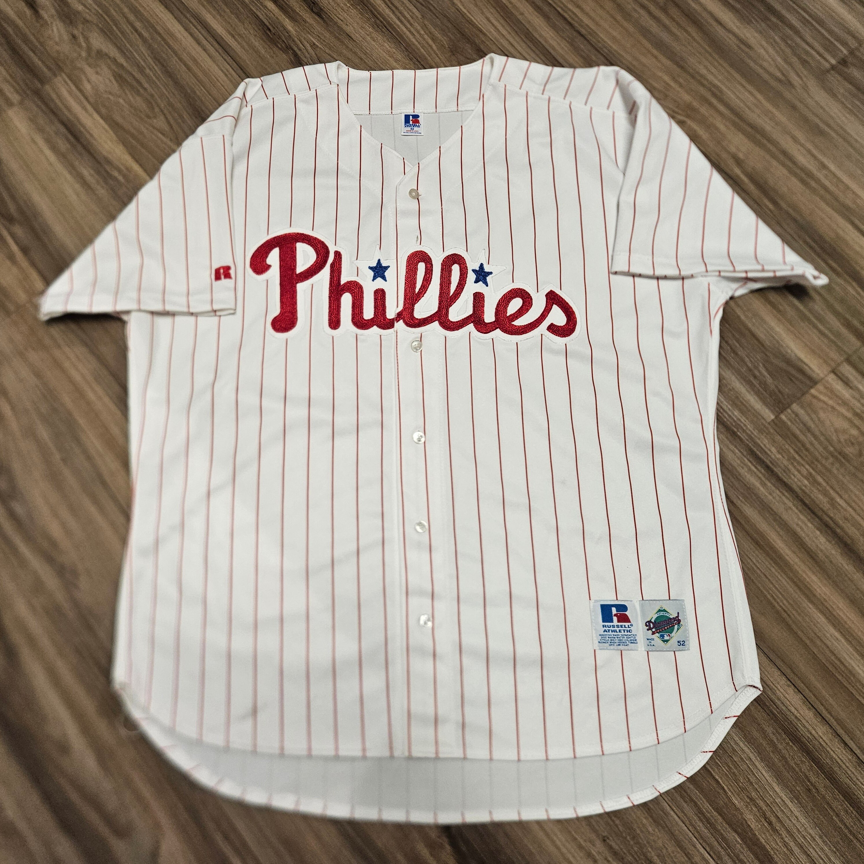 1992-1999 Size 52 Philadelphia Phillies Jersey, 90s Phillies