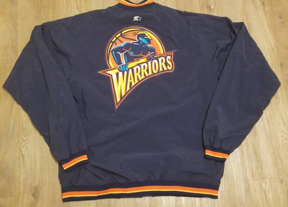 warriors starter jacket 90s