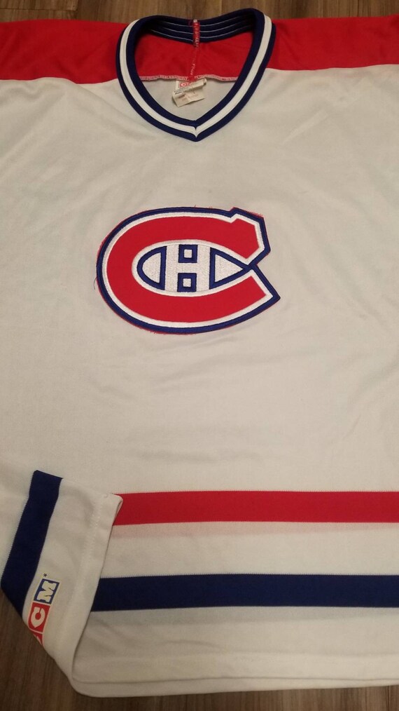 Veste De Départ Vintage Canadiens De Montréal – XL – Rouge Satin Années 80/90 – Starter