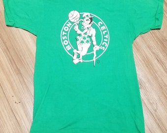 T-shirt Vintage Boston Celtics Années 80 Salem Sportswear - Taille M, Occasion Très Bon état