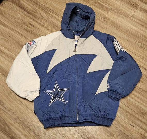 1994 XL Dallas Cowboys Sharktooth Jacket,vintage Cowboys Jacket