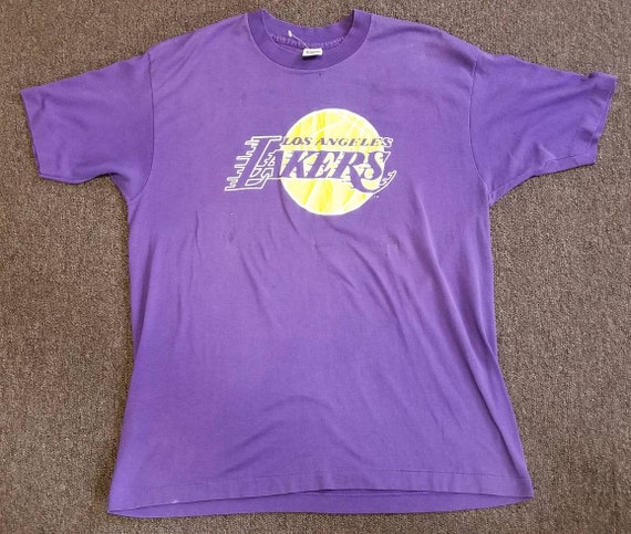 Original 80s 90s medium LA Lakers shirt LA lakers… - image 1