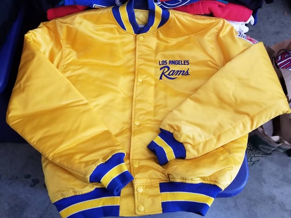MEDIUM Rams starter jacket,90s, vintage starter ja