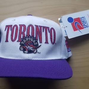 Toronto RAPTORS Vintage 90s Big LOGO Snapback Hat by Twins 