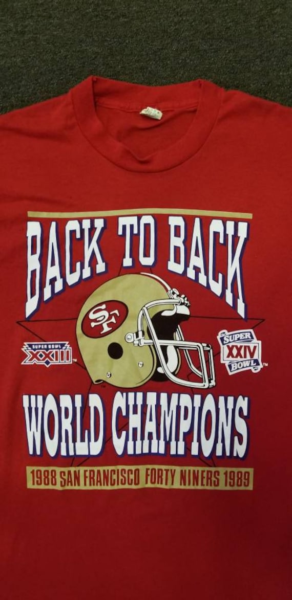 VINTAGE FORTY NINERS 1988 CHAMPIONS T