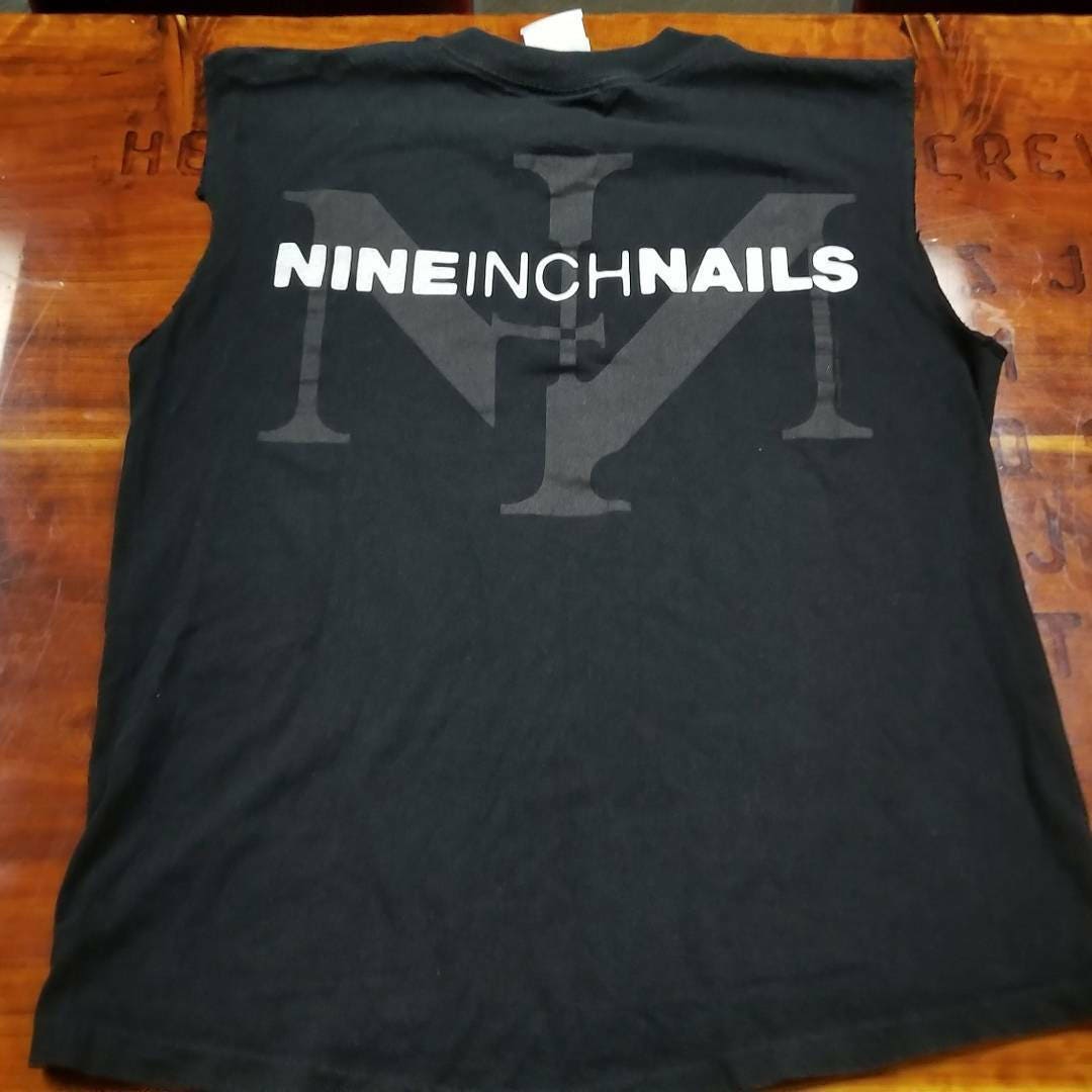 1994 nine inch nails shirt 90s shirt Trent reznor band shirt Etsy