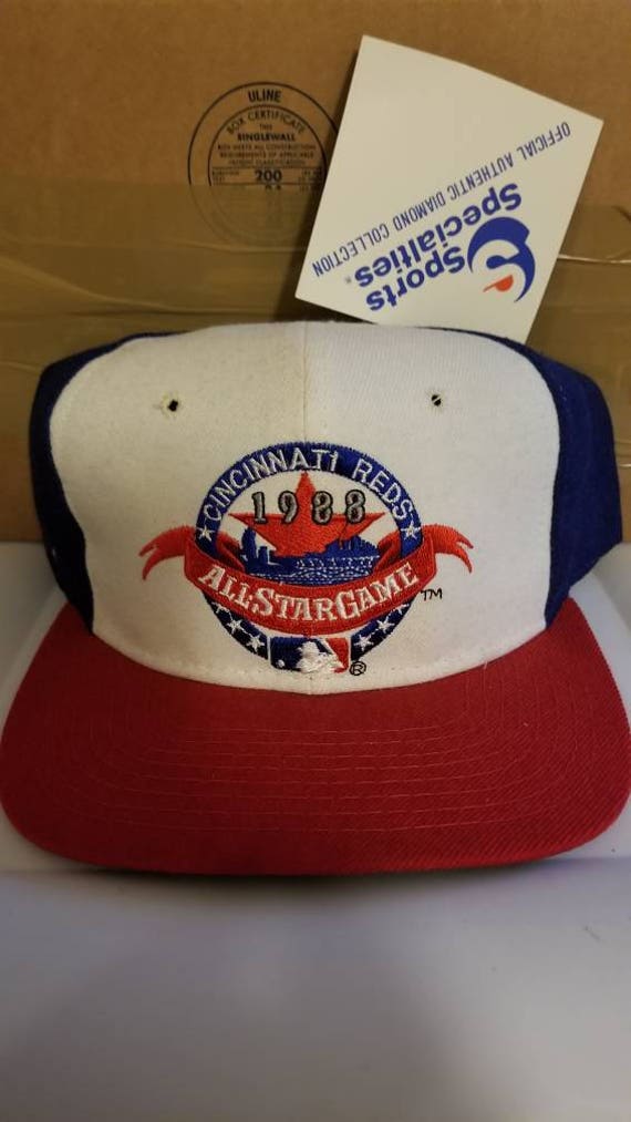 Cincinnati reds sports specialties hat, 1988 mlb a