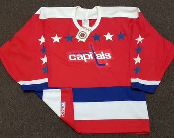 Adam Oates Jersey - Washington Capitals 1998 Home Vintage NHL Hockey Jersey