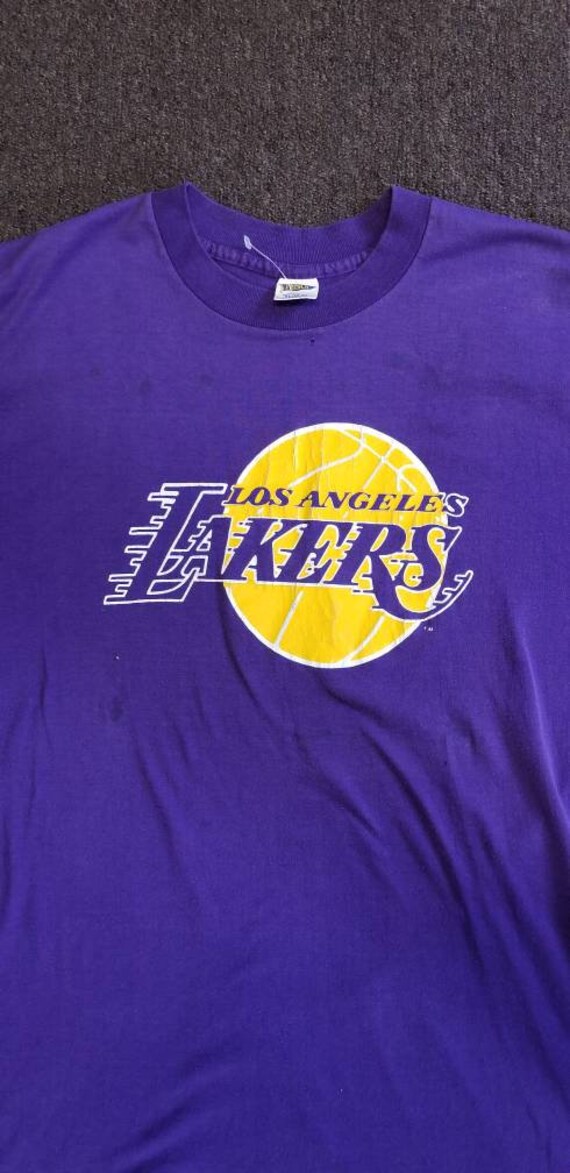 Original 80s 90s Medium LA Lakers Shirt LA Lakers Tee Los Angeles