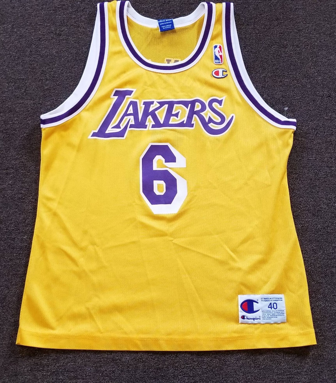 Original 1994-96 Eddie Jones Jersey,la Lakers Champion Jersey, LA