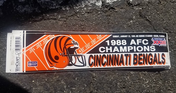 Cincinnati  bengals bumper sticker,bengals decal,… - image 1