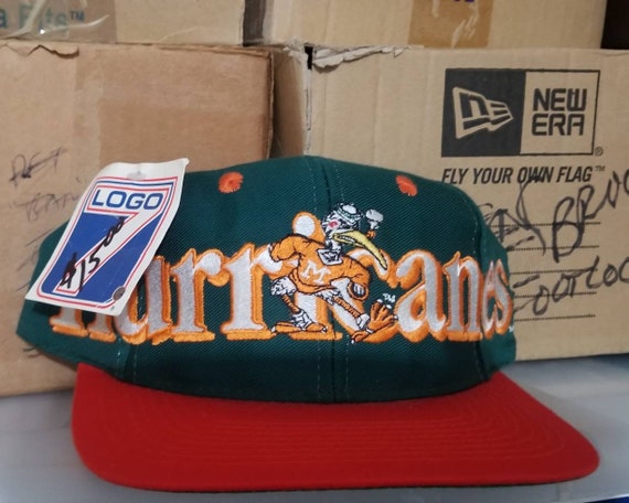 New 90s Miami Hurricanes Hat Vintage Miami Hurricanes - Etsy Canada