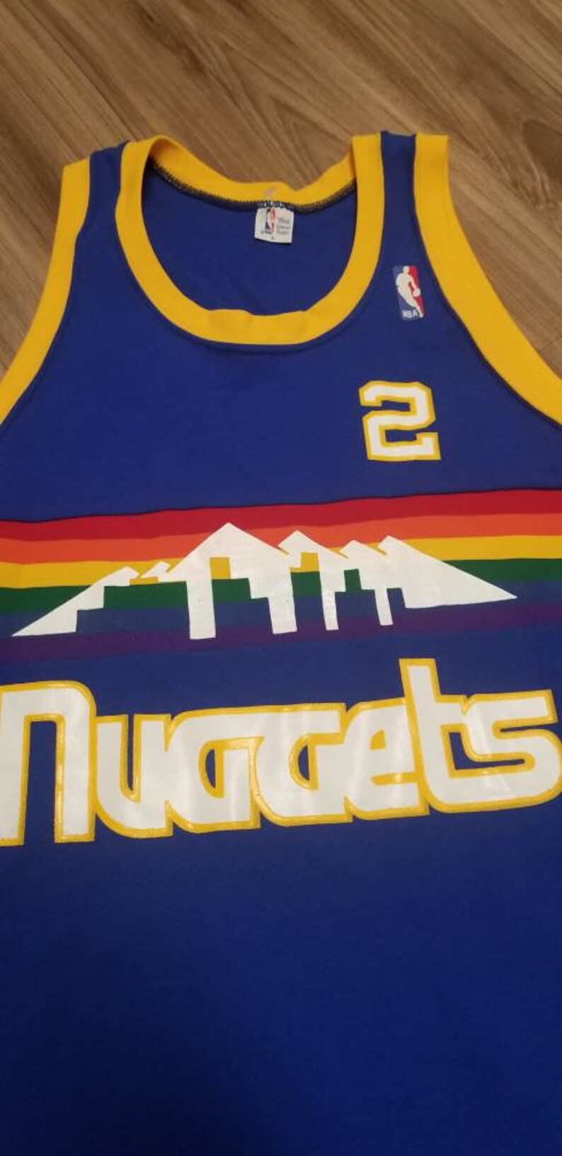 Large-medium 1980s Denver nuggets jersey Vintage Nuggets ...