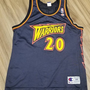2000 2002 Size 44 L Golden State Warriors Champion Jersey