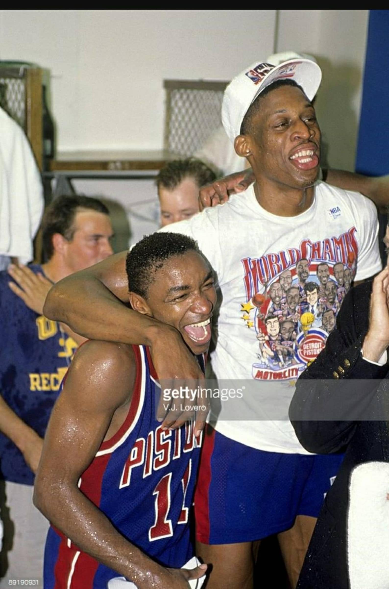 XL detriot pistons nba finals 1989 detriot bad boyspistons Etsy