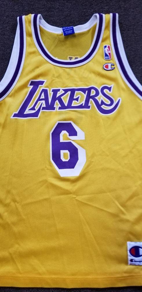 Original 1994-96 Eddie Jones Jersey,la Lakers Champion Jersey, LA