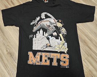 Vintage 90's New York Mets Hanes T-shirt Size Men's Medium - Etsy