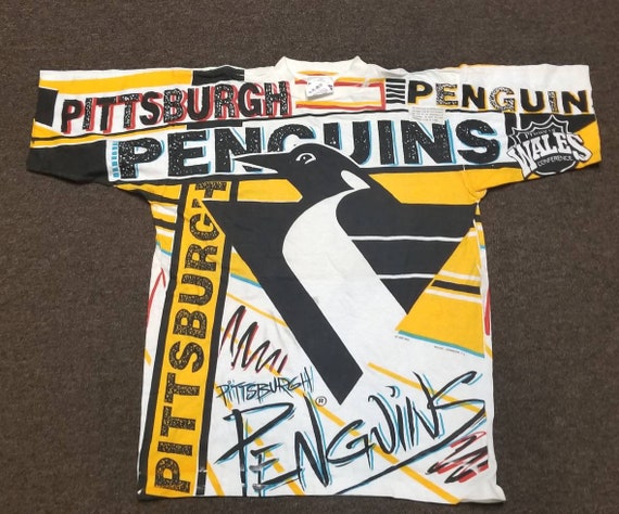 90s Pittsburgh penguins shirt magic Johnson shirt… - image 1