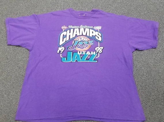 Vintage XL 1998 Utah Jazz Shirt 90s Utah Jazz Shirt, Jazz Vintage XL 1998 Utah Jazz Shirt 90s Utah Jazz Shirt, Jazz