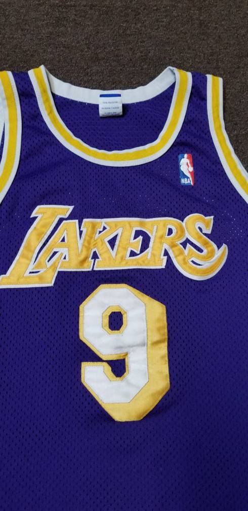 Mitchell and Ness Lakers Van Exel jersey, Men's Fashion