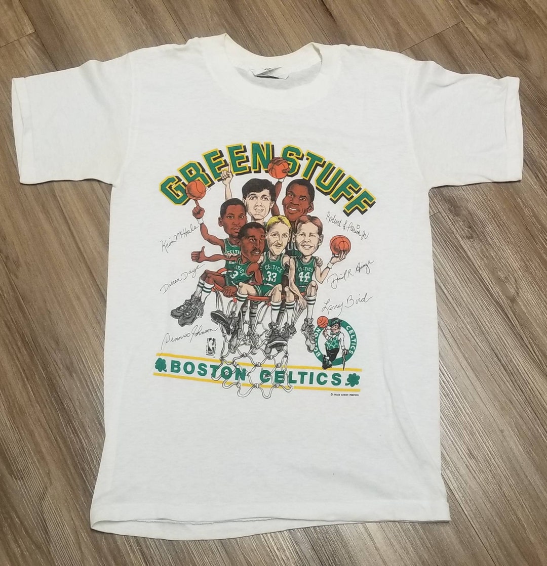Salem Boston Celtics Tシャツ VINTAGE 80'S BOSTON CELTICS GREEN STUFF SALEM SPORTSWEAR T