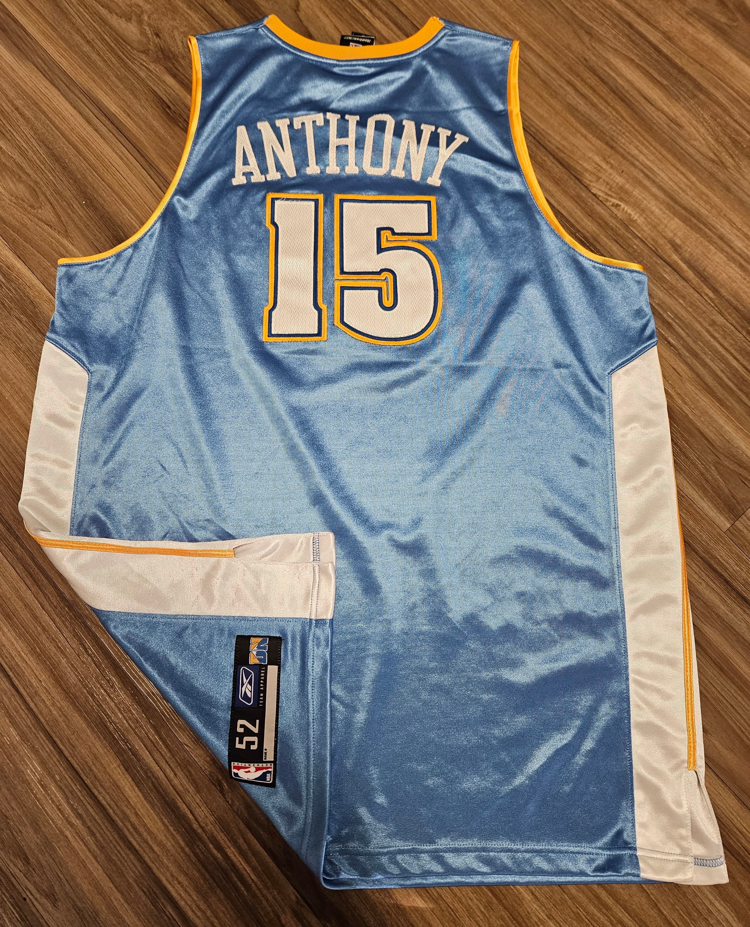 Vintage Reebok Denver Nuggets Carmelo Anthony #15 Jersey - XL – Jak of all  Vintage