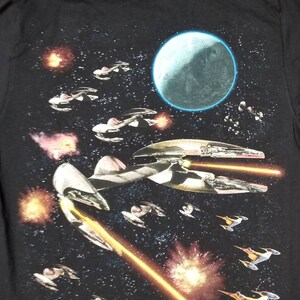 New Large 1999 star wars shirt, star wars episode 1 shirt,90s star wars shirt,star wars prequel shirt image 5