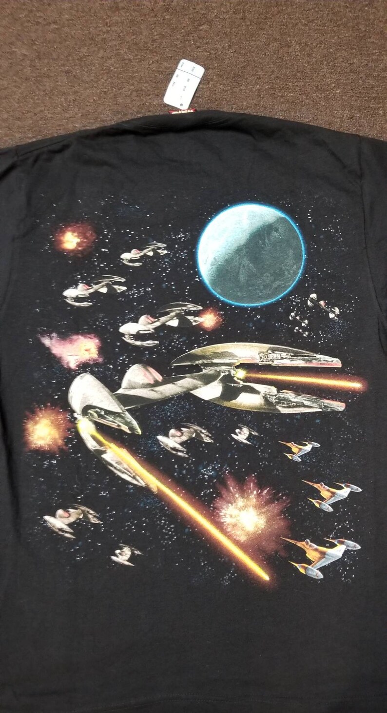 New Large 1999 star wars shirt, star wars episode 1 shirt,90s star wars shirt,star wars prequel shirt image 5