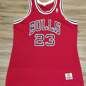 100% Authentic Michael Jordan Mitchell Ness 86 87 Bulls Jersey Size 44 L  Mens