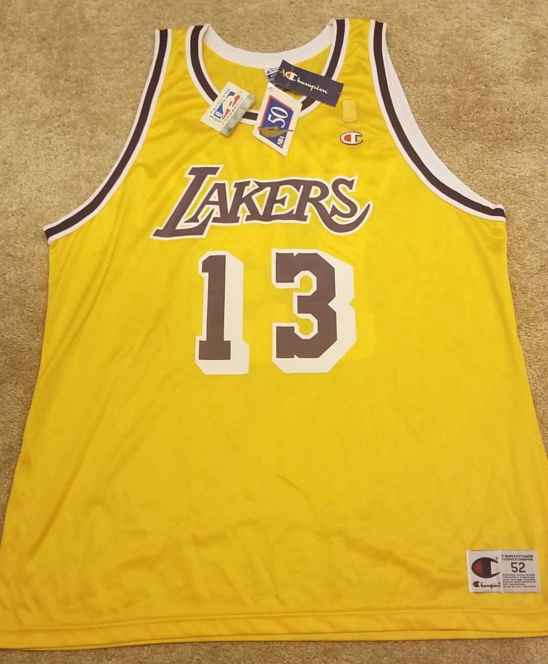 Lakers 34番 ユニフォーム サイズ52 レア Lakers 34番 ユニフォーム サイズ52 Champion LA Lakers #34