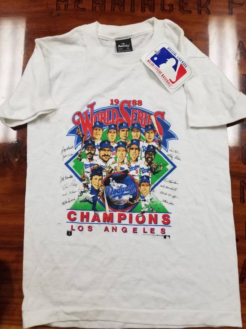 dodgers world champion shirts