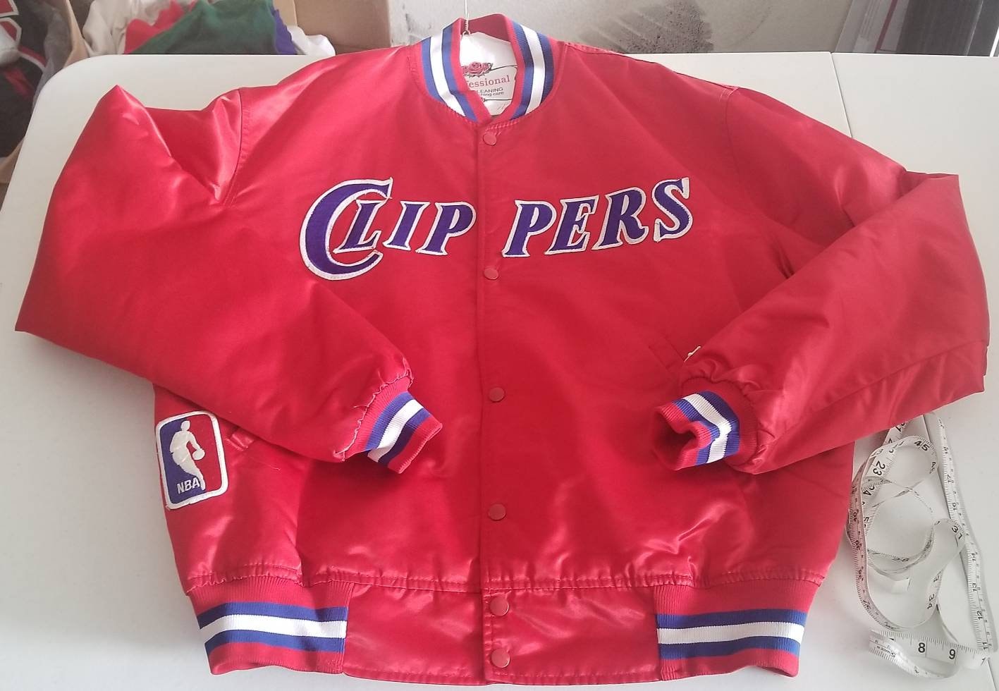 Maker of Jacket NBA Teams Jackets Los Angeles Clippers Vintage Basketball Satin