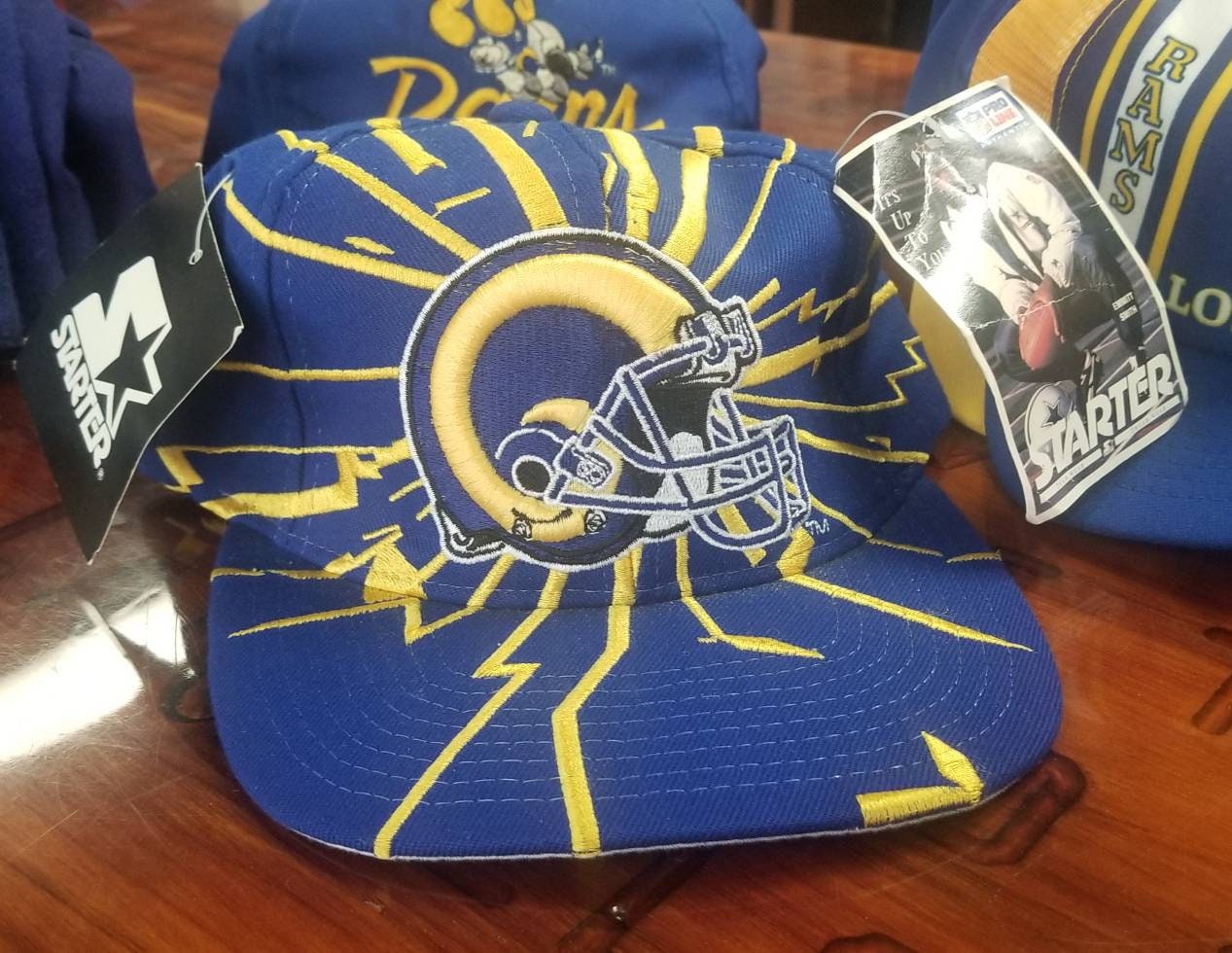 Deadstock RAMS Hat / Never Worn Vintage NFL Football St Louis 