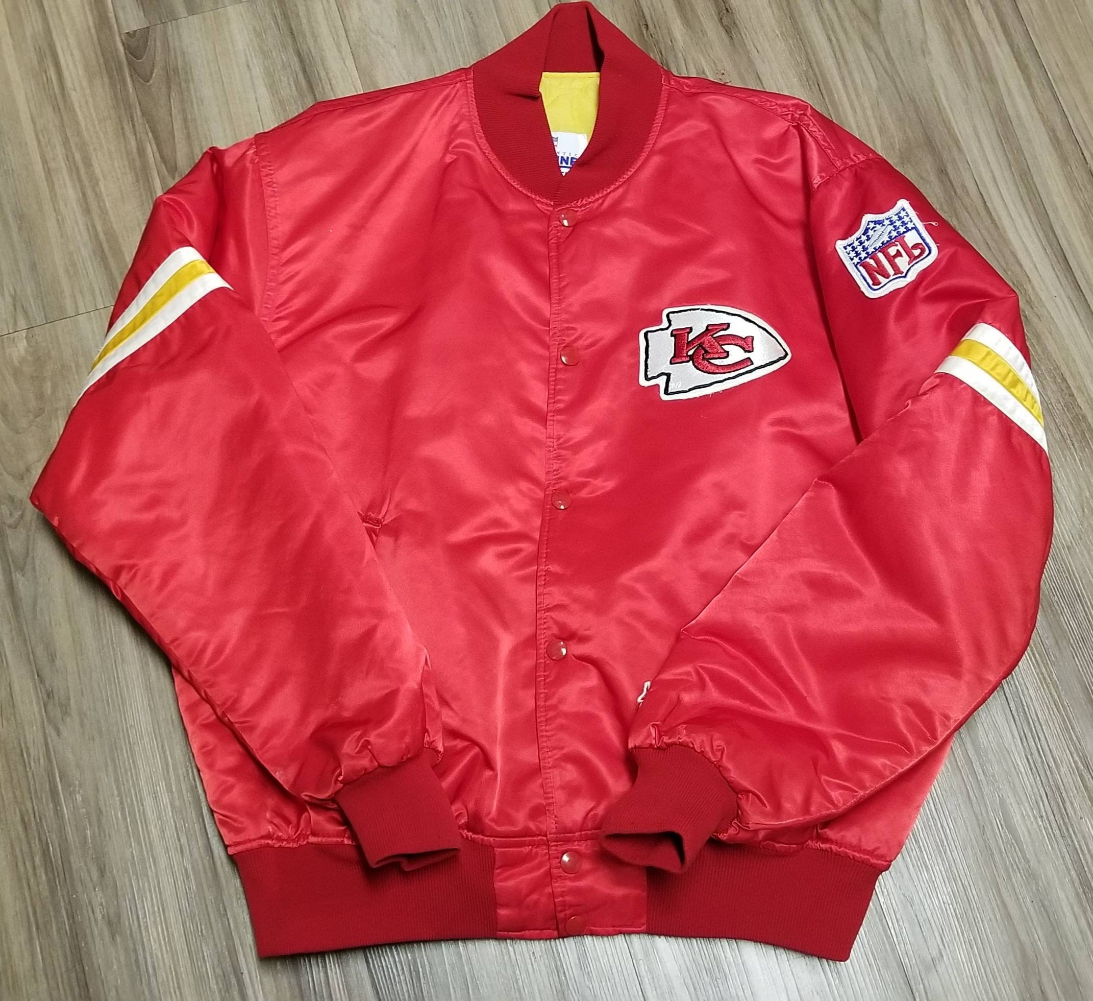 princesa Soplar Complacer XL 90s Kansas City Chiefs Starter Jacket Kansas City Chiefs - Etsy