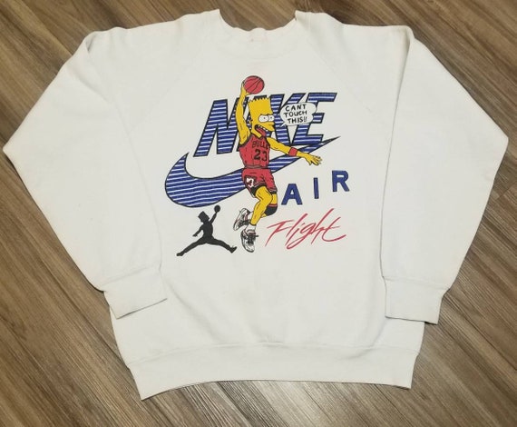 絶妙なデザイン Bootleg ◎90s AIR L スウェット Shimpsons BART トップス